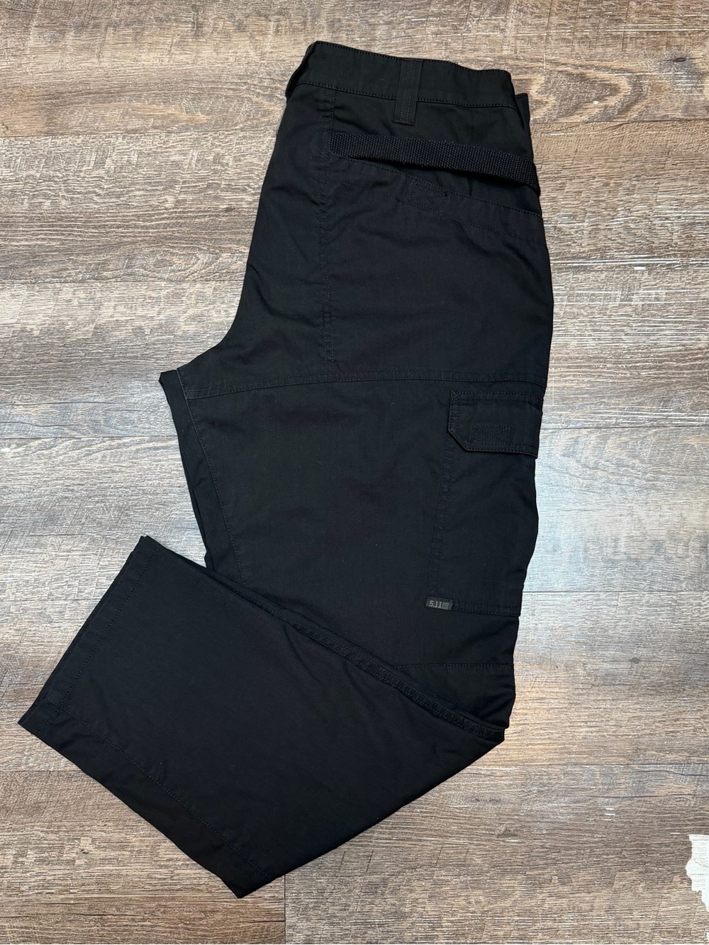 5.11 Tactical Men's Black Cargo Pants - Utility Pocket Design